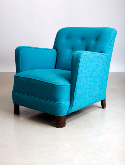 Blue Fabric – Easy Chair