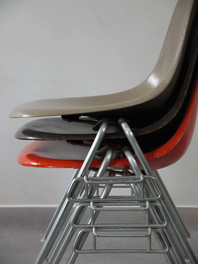 Charles and Ray Eames – Stacking Chairs