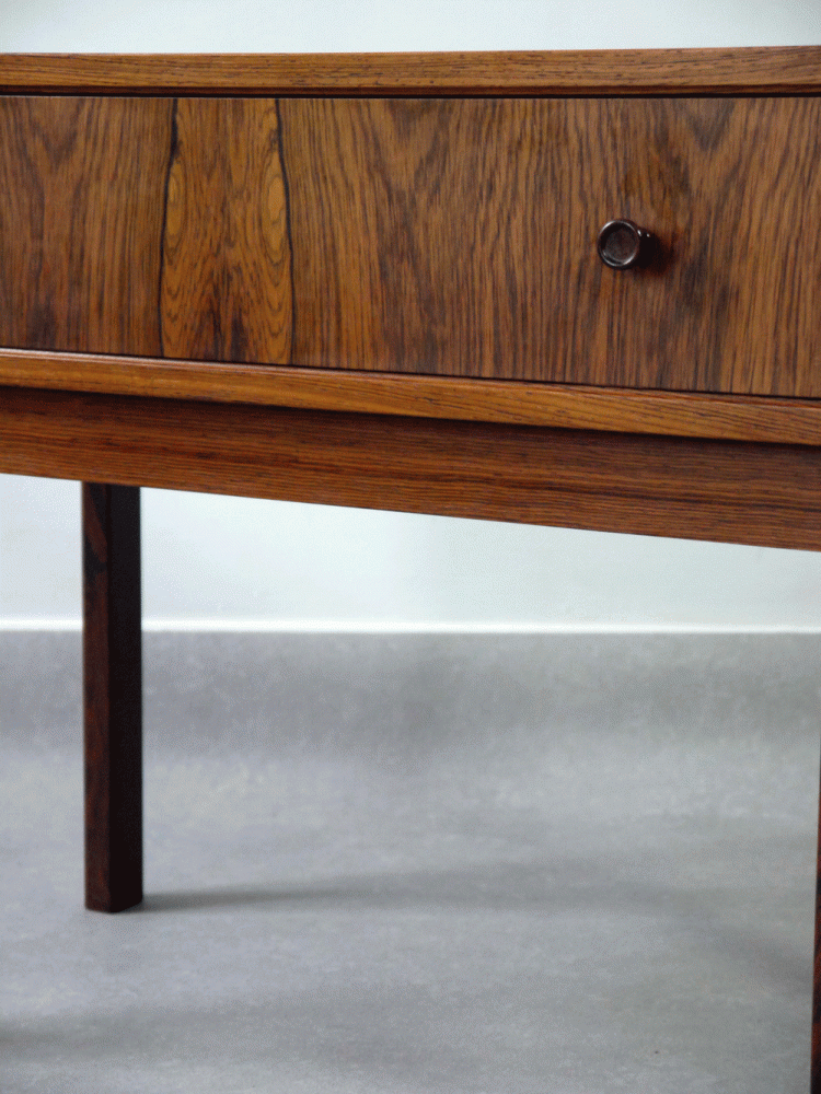 Danish – Rosewood Side Table with Drawer