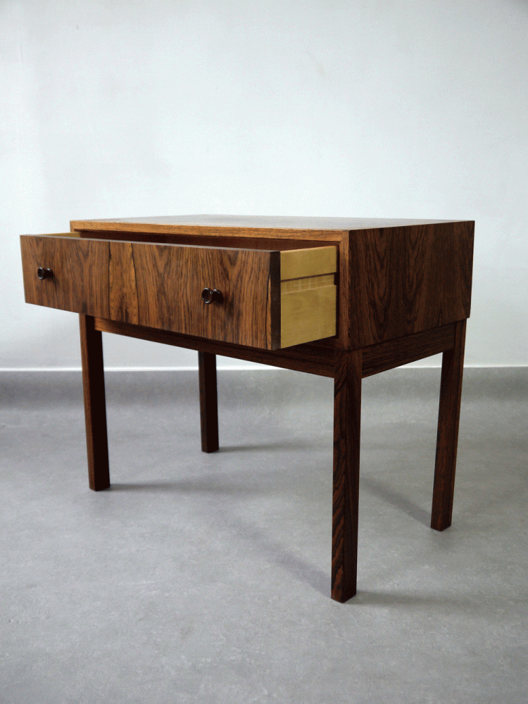 Danish – Rosewood Side Table with Drawer
