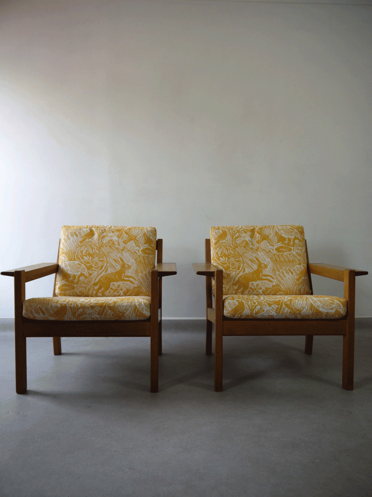 Hans Wegner Style – Pair of Easy Chairs