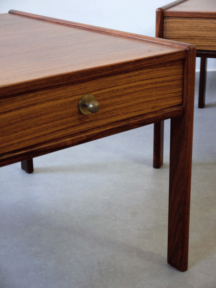 Lammhult Mobler – Rosewood Bedside Drawer Units