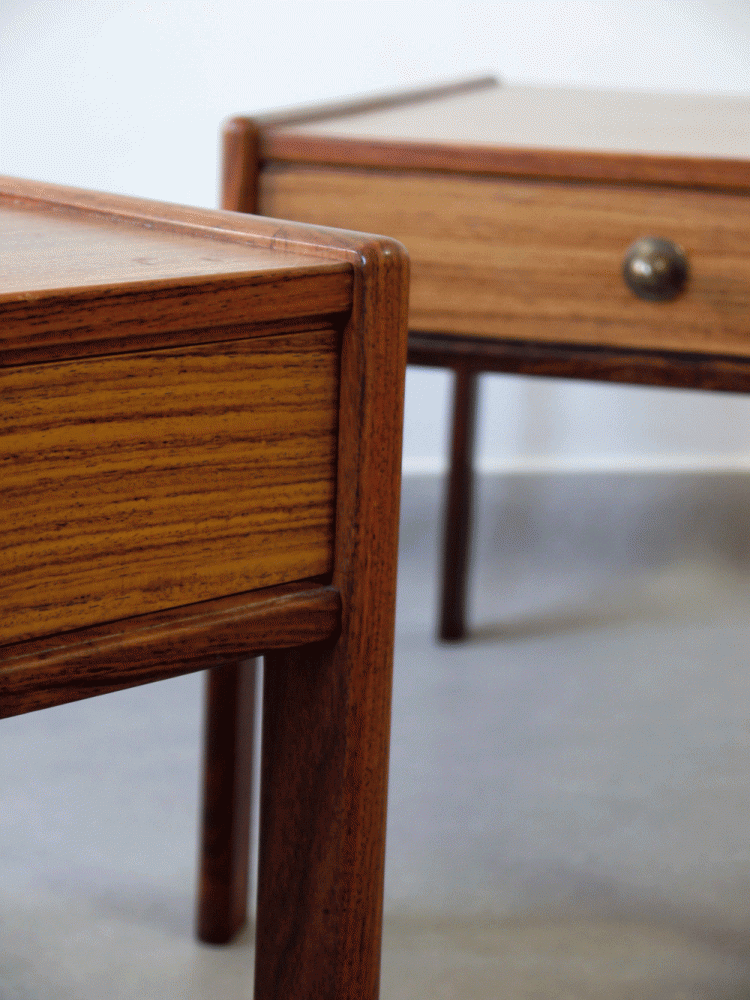 Lammhult Mobler – Rosewood Bedside Drawer Units