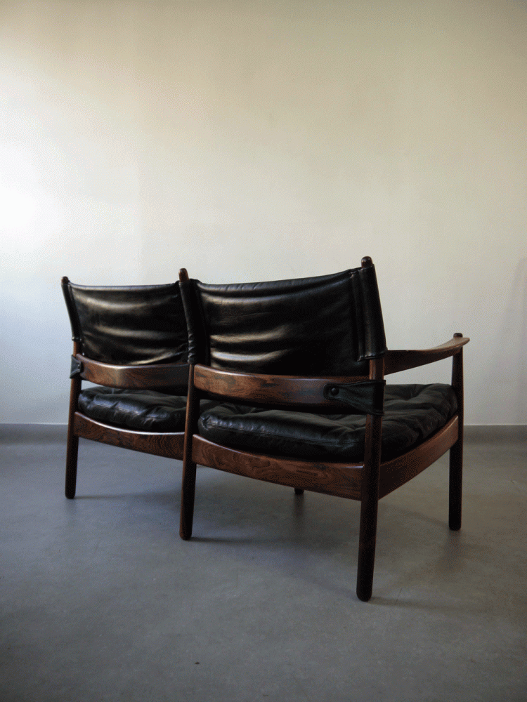 Gunner Mystrand – Rosewood and Leather Sofa