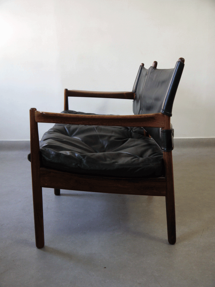 Gunner Mystrand – Rosewood and Leather Sofa