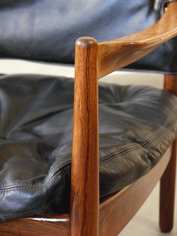 Gunner Mystrand – Rosewood and Leather Sofa