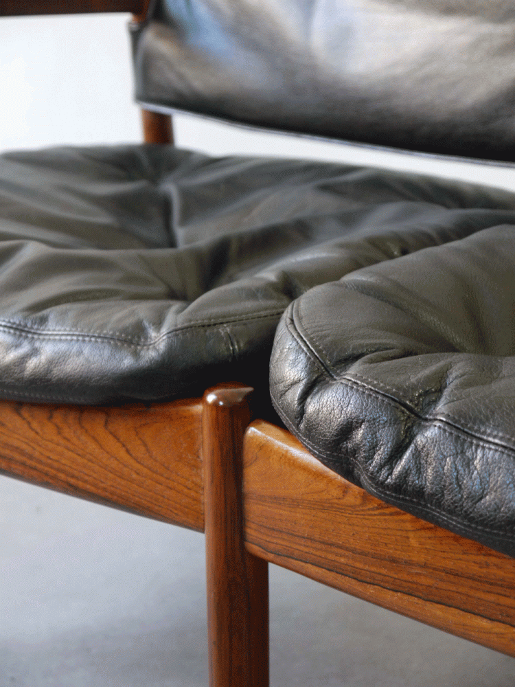 Gunner Mystrand – Rosewood and Leather Sofa