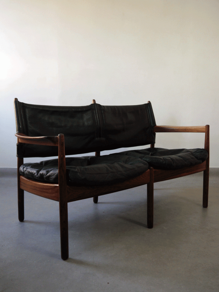 Gunner Mystrand – Rosewood and Leather Sofa