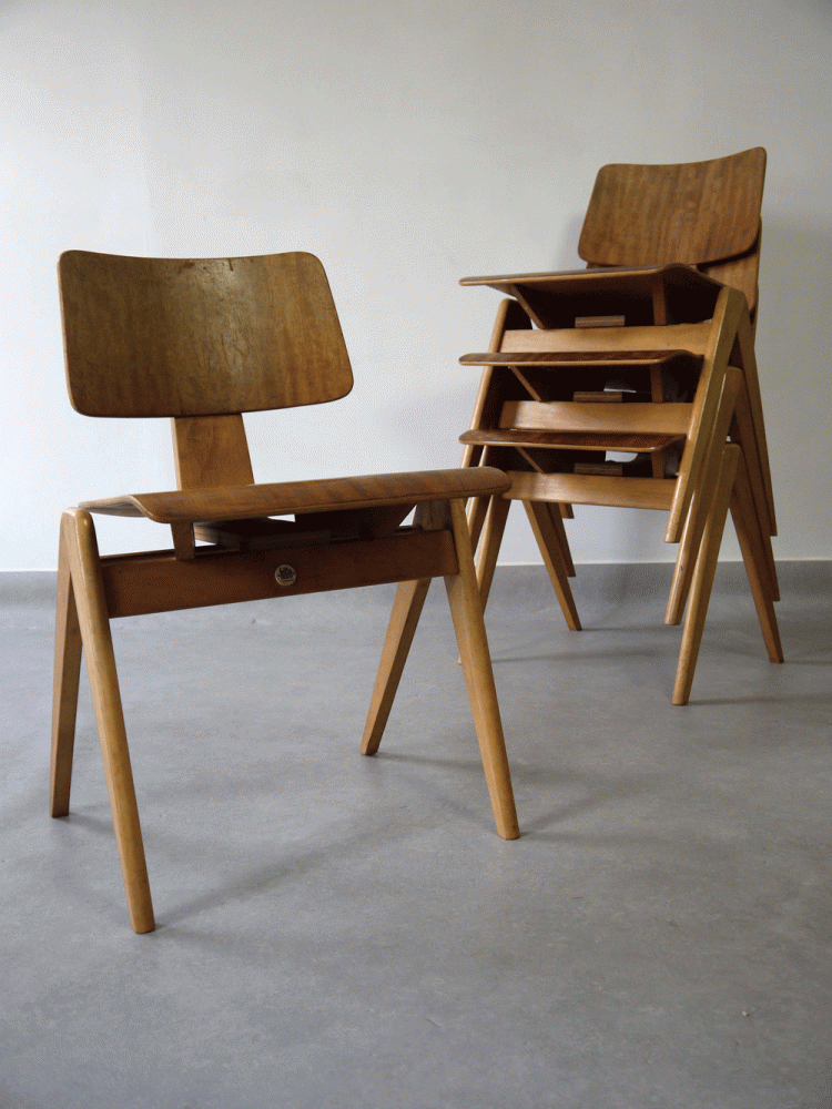 Robin Day – Set of Four Hillestak Chairs
