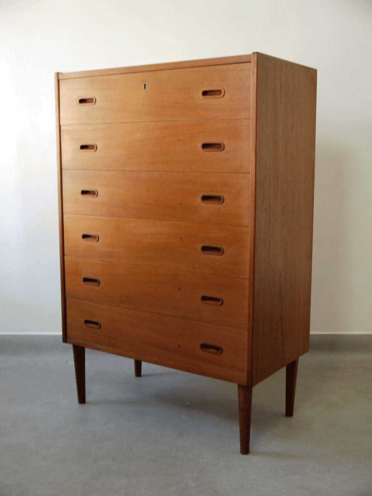 Danish – Large Tall Drawer Unit