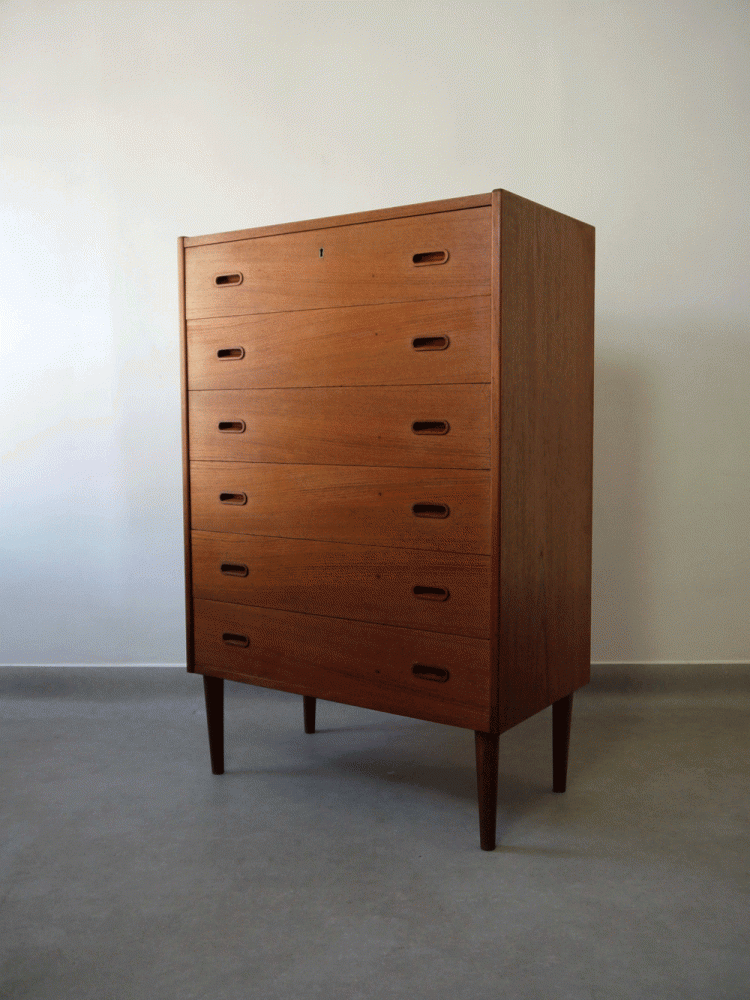 Danish – Large Tall Drawer Unit
