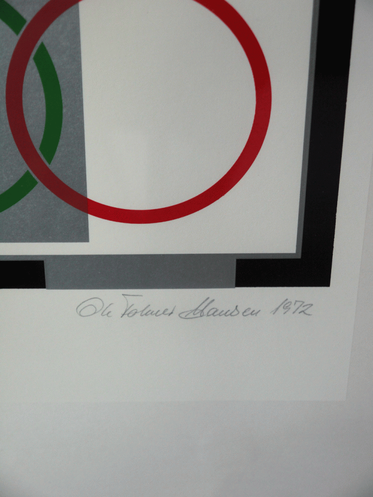 Ole Folmer Hansen – Olympic Lithograph III
