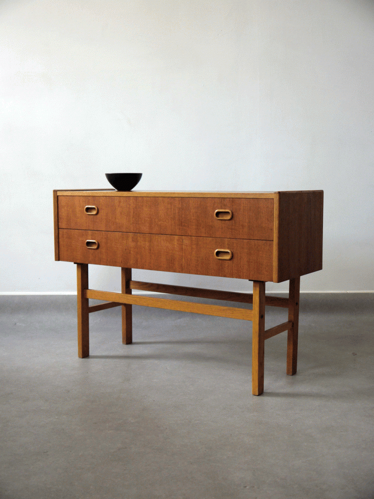 AB Carlstrom – Teak Console Drawer Unit