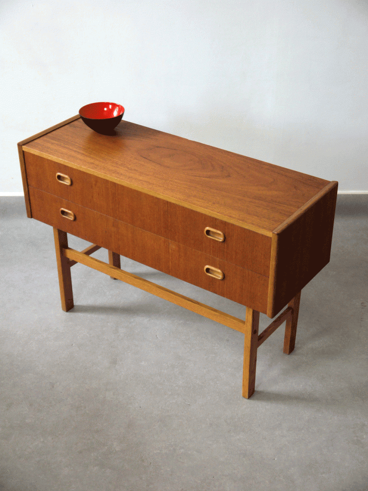 AB Carlstrom – Teak Console Drawer Unit