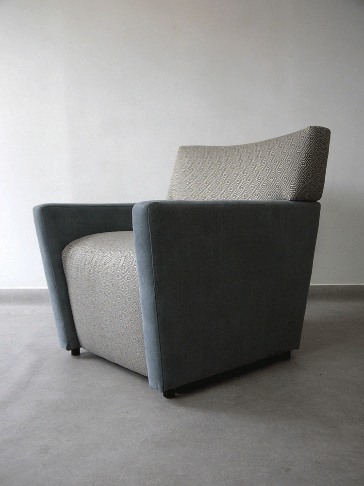 Edward Wormley Style – Pair of Interlocking Lounge Chairs