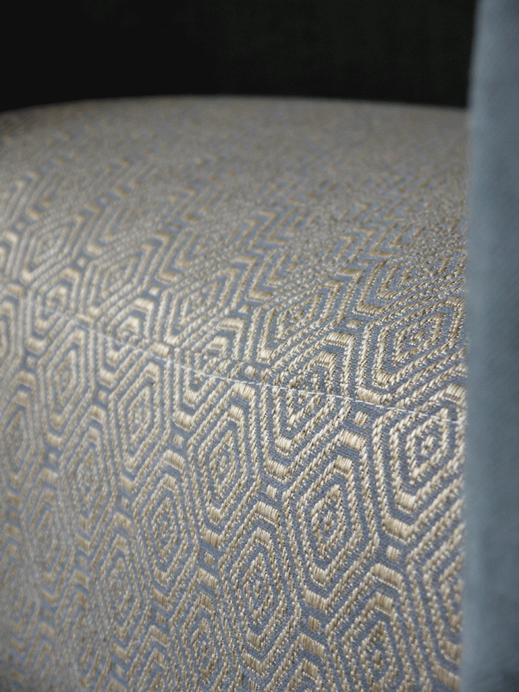 Edward Wormley Style – Pair of Interlocking Lounge Chairs