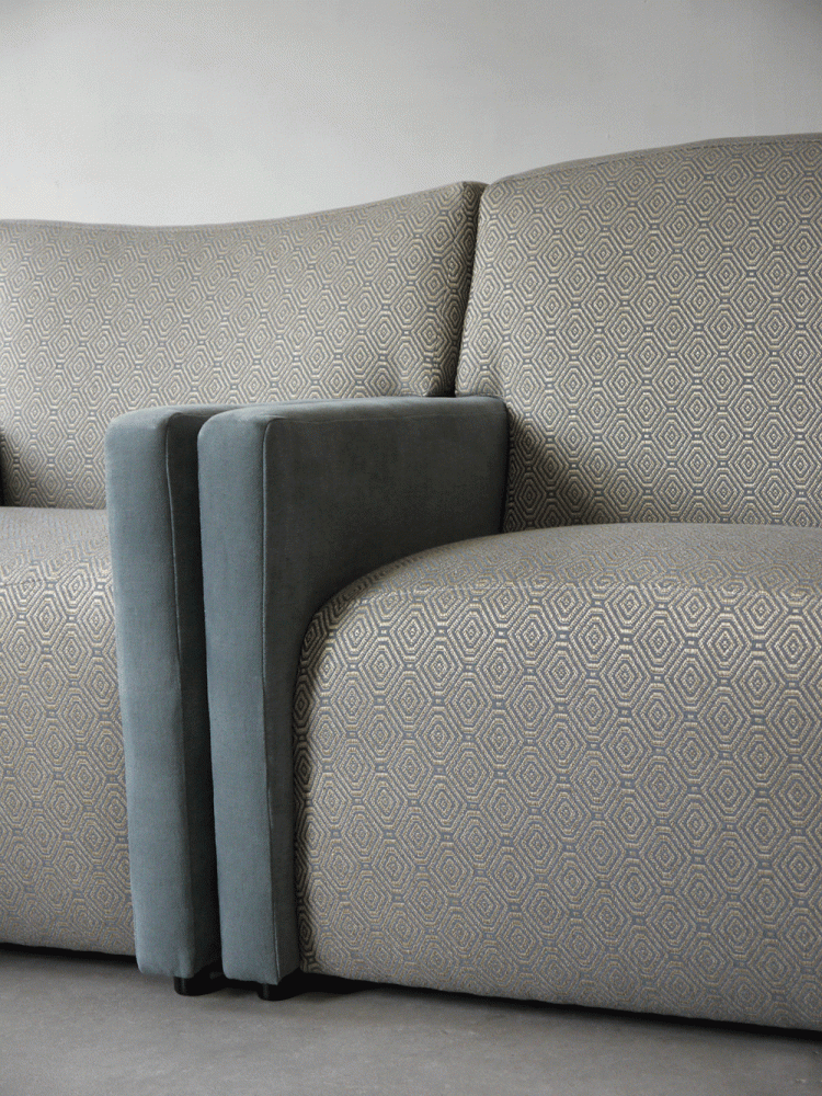 Edward Wormley Style – Pair of Interlocking Lounge Chairs