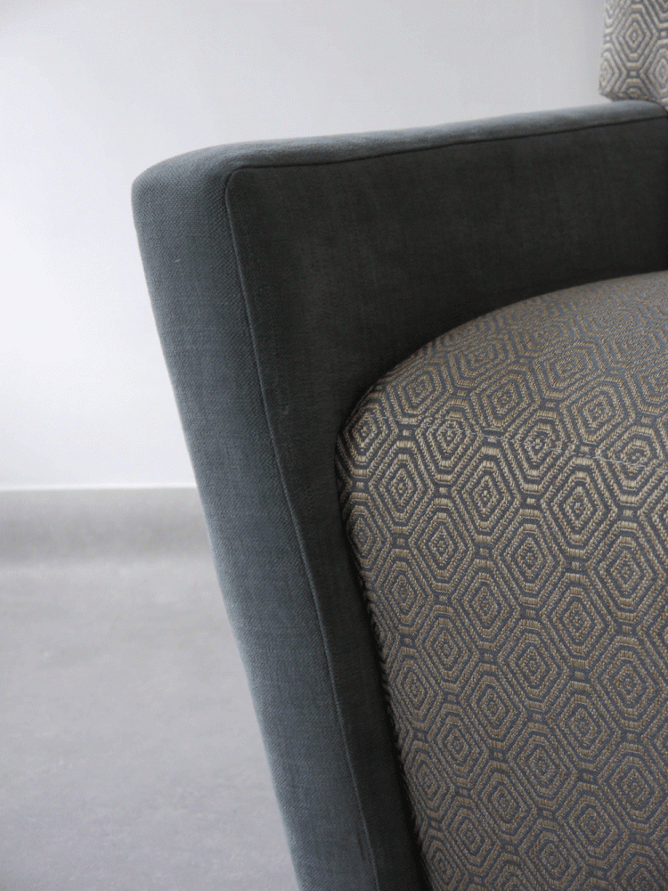 Edward Wormley Style – Pair of Interlocking Lounge Chairs