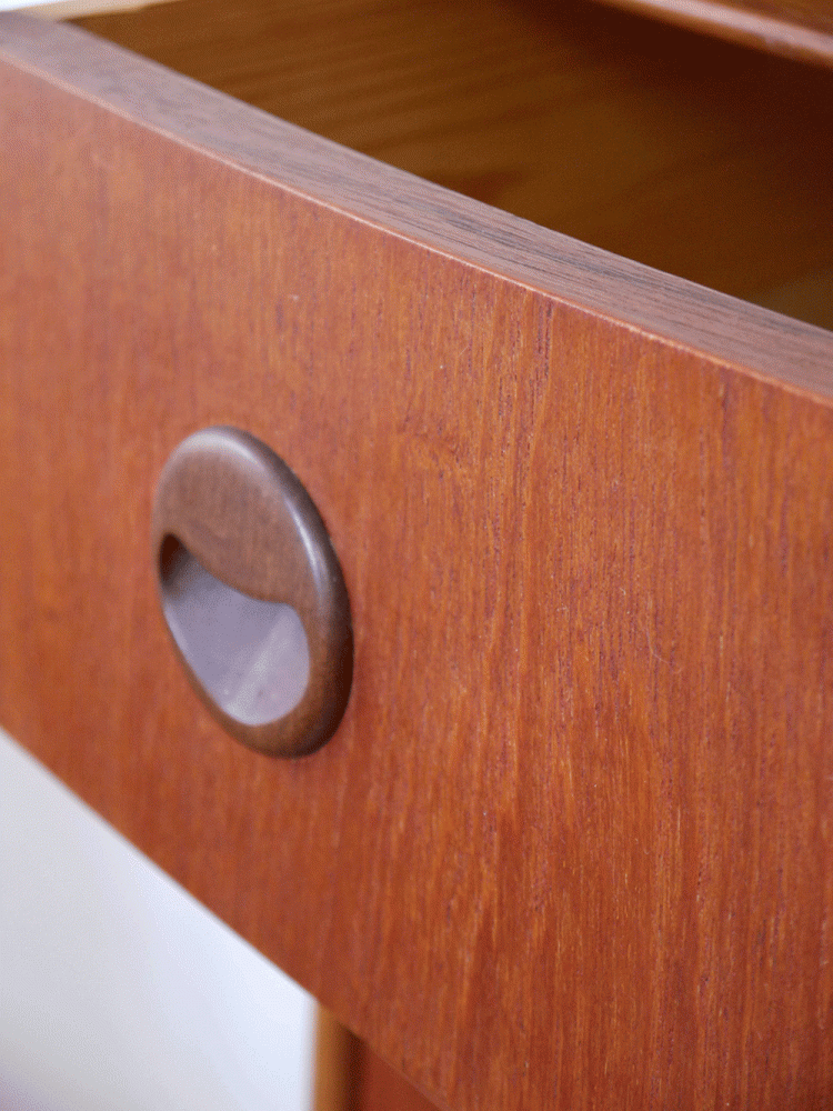 Danish – Bow Fronted Tall Drawer Unit