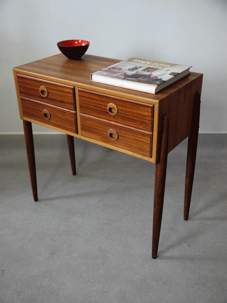 Danish – Four Drawer Console Unit