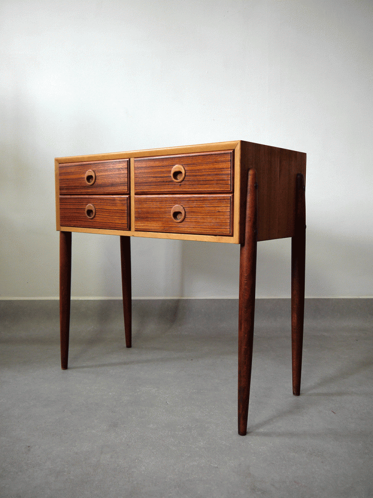 Danish – Four Drawer Console Unit