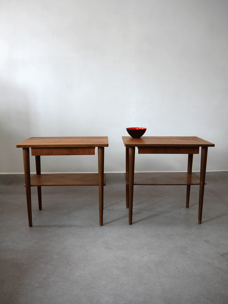 Danish – Pair of Bedside Tables