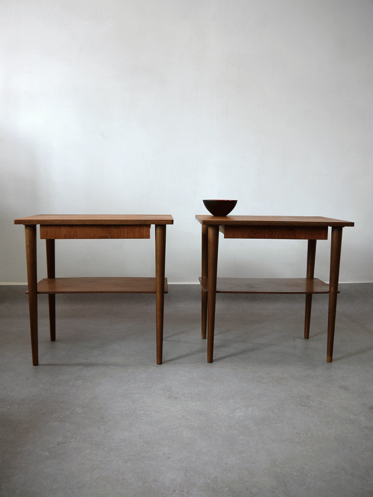 Danish – Pair of Bedside Tables