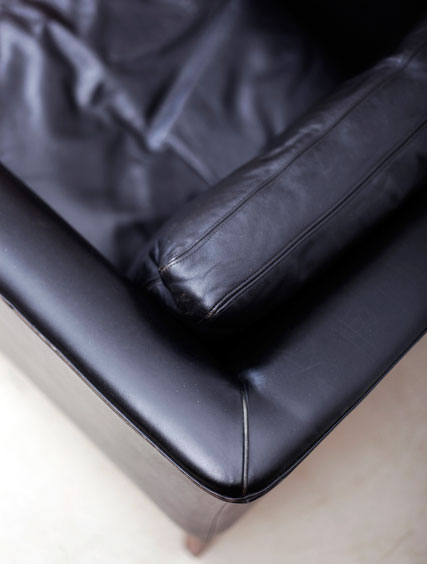 Pair – Leather Easy Chairs