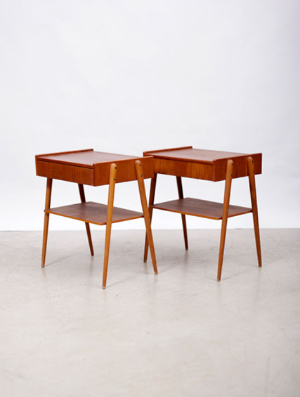 A B Carlstrom – Pair of Bedside Tables