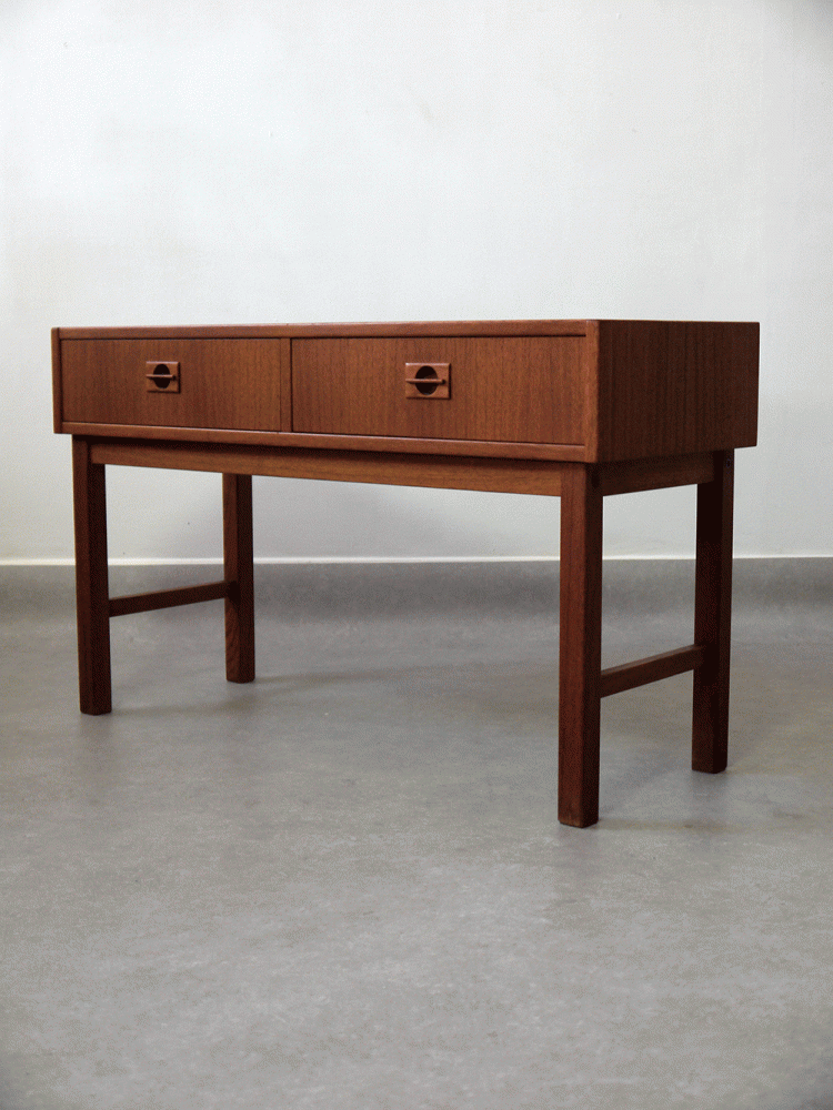 Danish – Two Drawer Console Unit