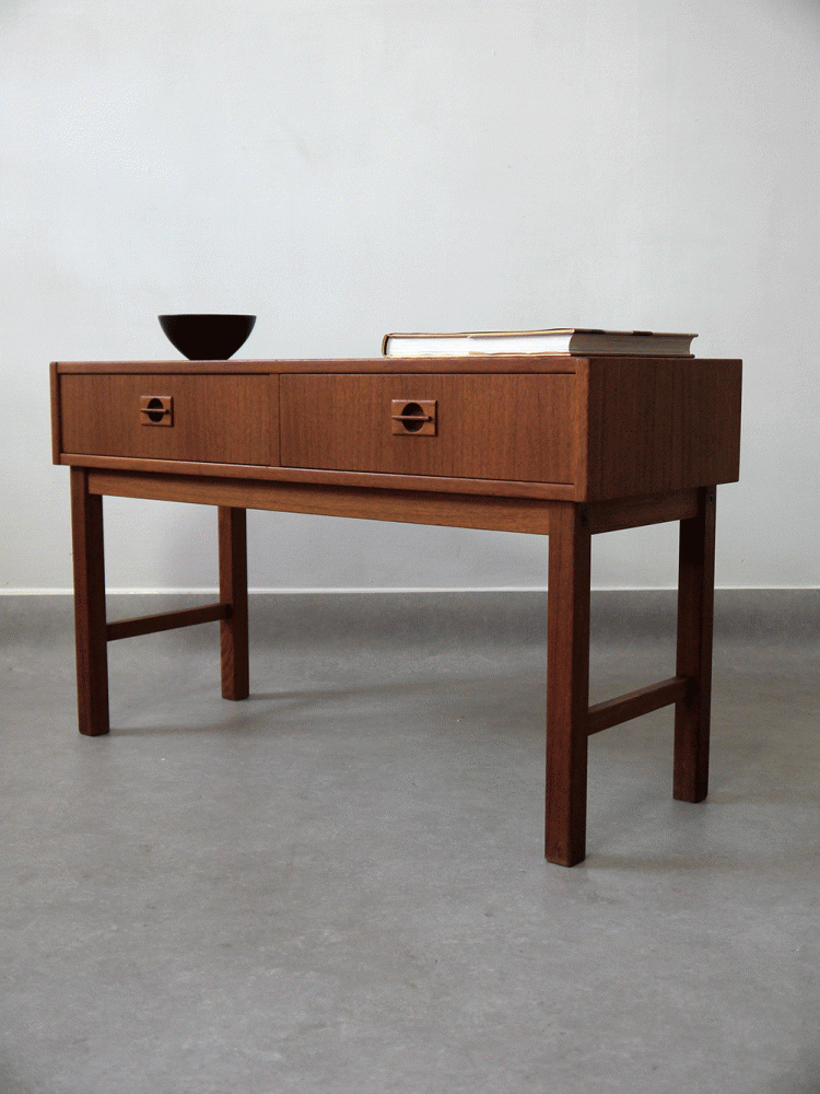 Danish – Two Drawer Console Unit