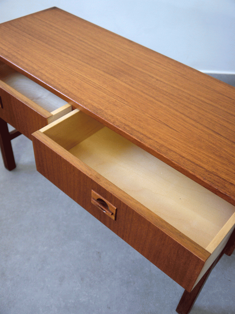 Danish – Two Drawer Console Unit