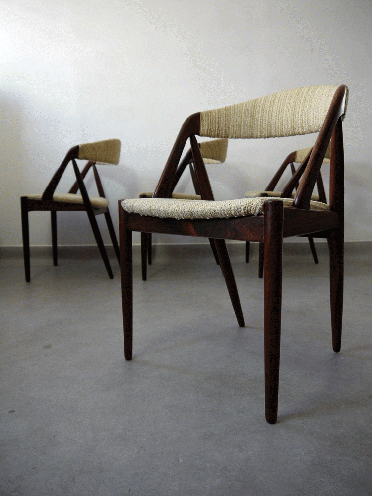 Kai Kristiansen – Set of Four Rosewood Dining Chairs