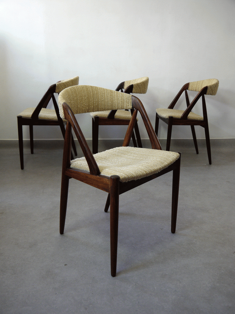 Kai Kristiansen – Set of Four Rosewood Dining Chairs