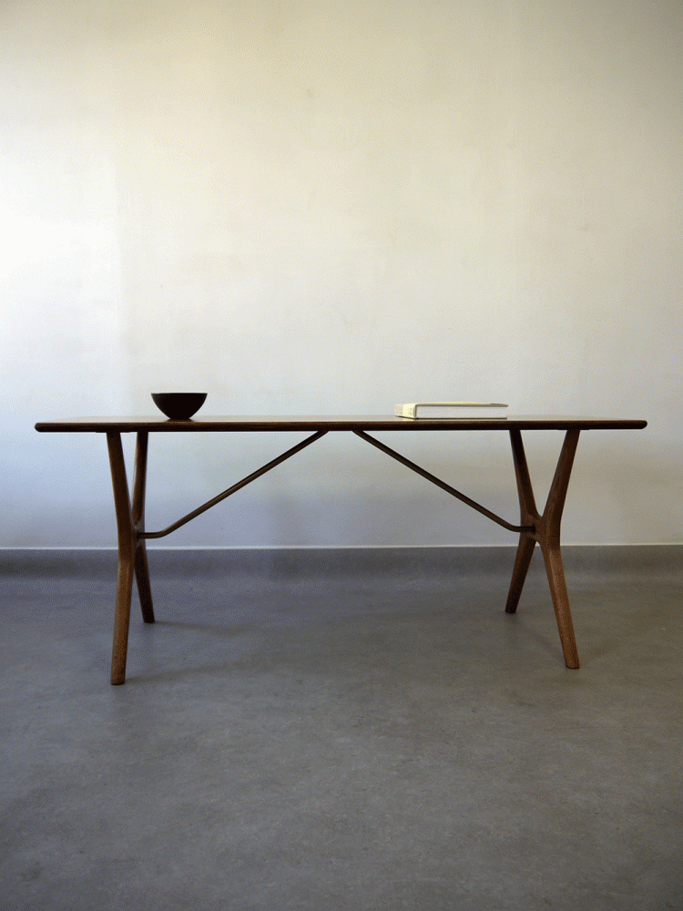 J O Carlssons – Swedish Oak and Brass Coffee Table