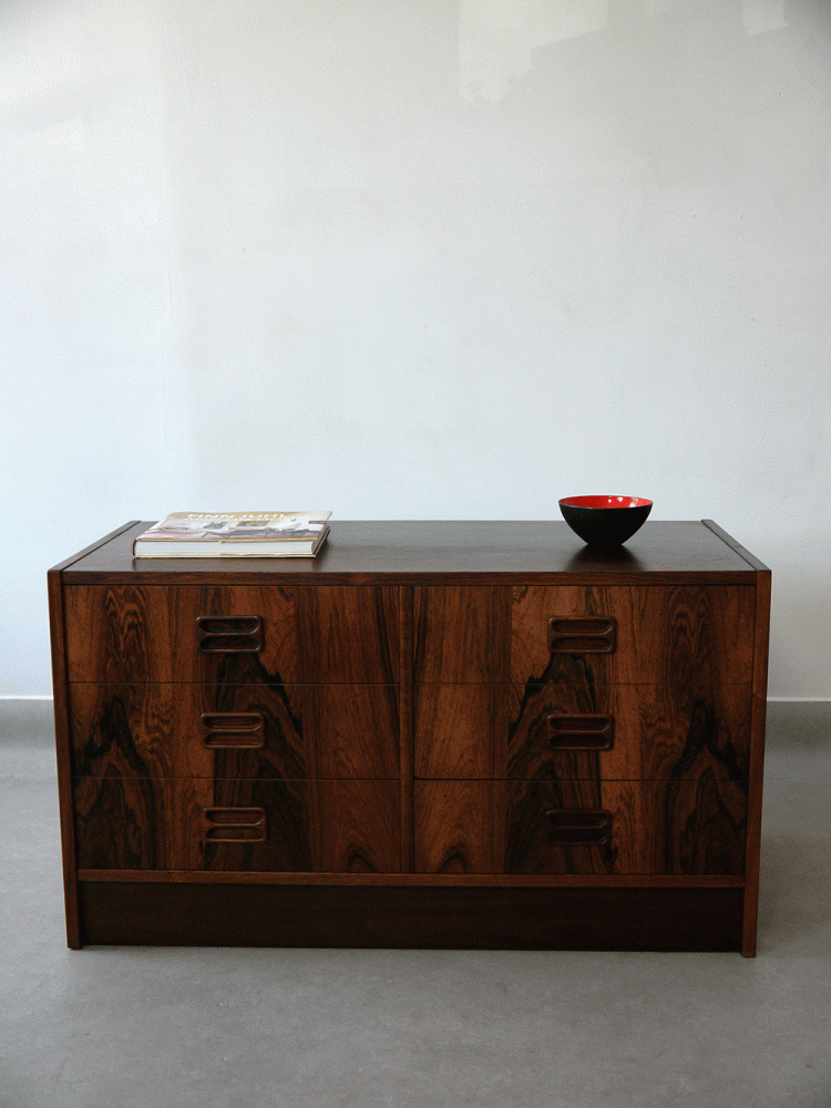 Danish – Rosewood Low Drawer Unit