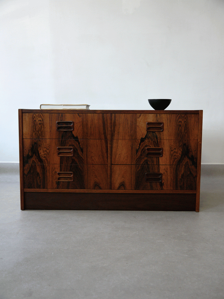 Danish – Rosewood Low Drawer Unit