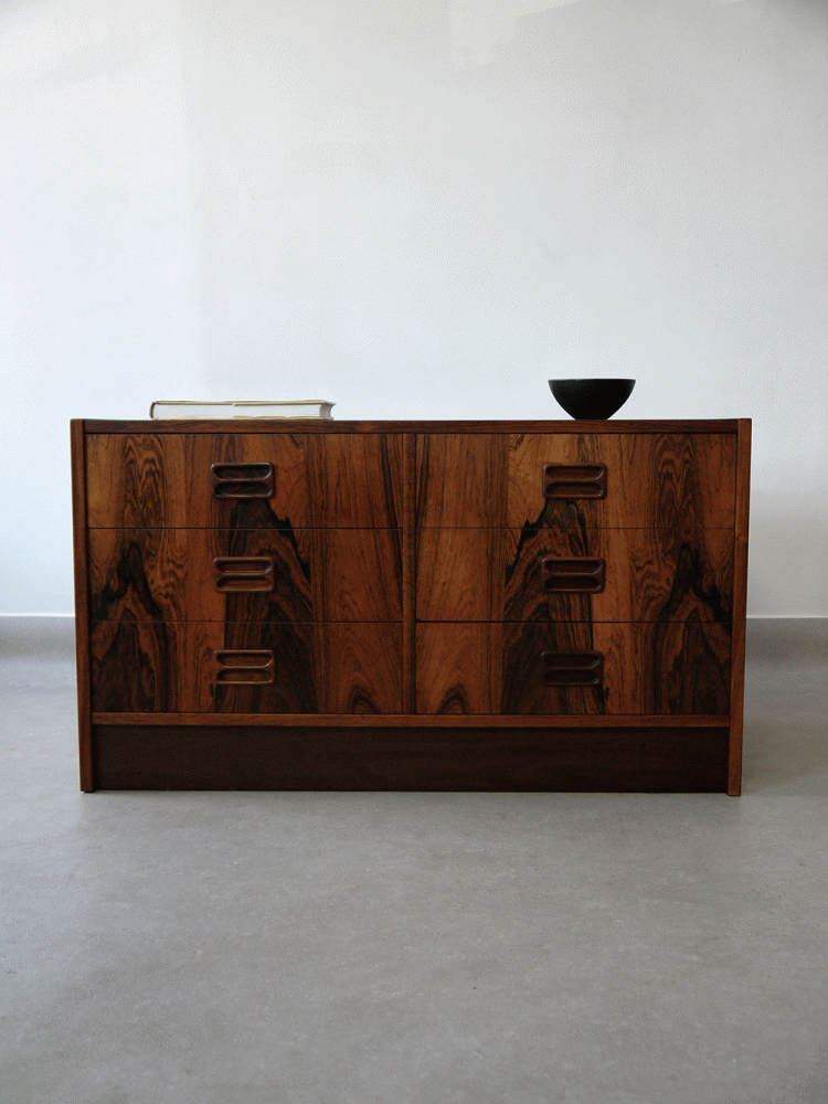 Danish – Rosewood Low Drawer Unit