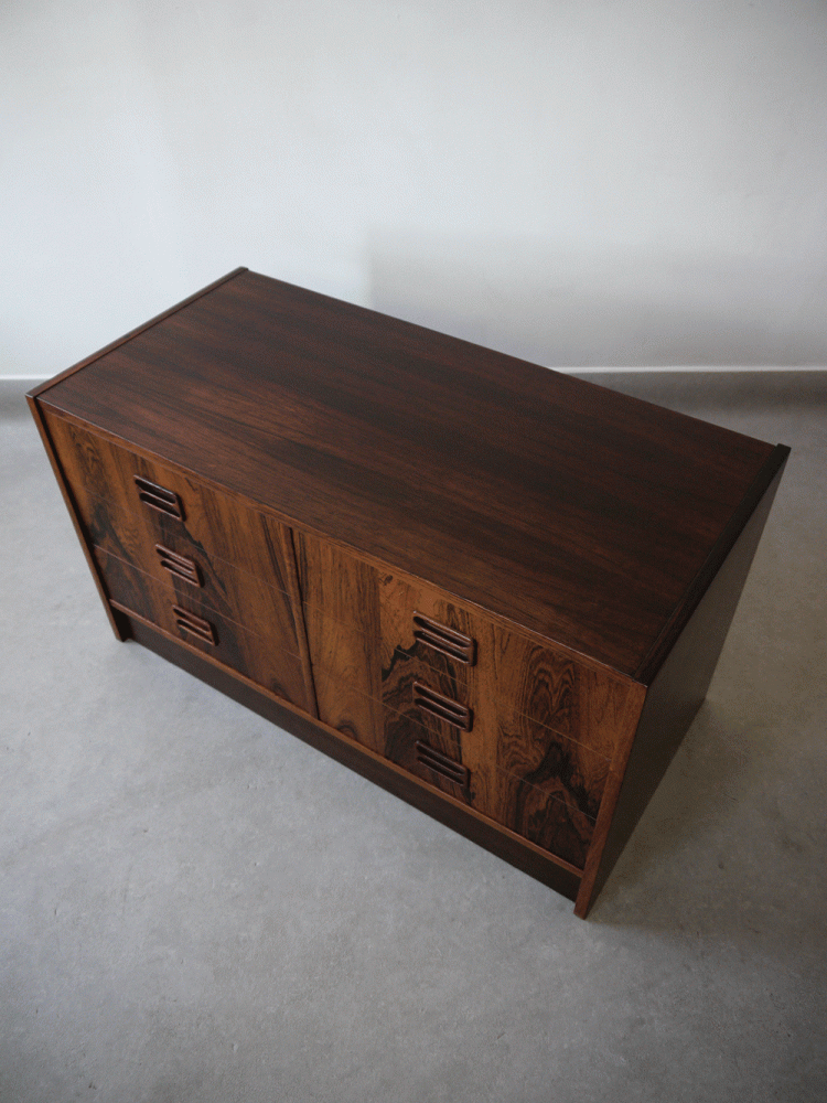Danish – Rosewood Low Drawer Unit