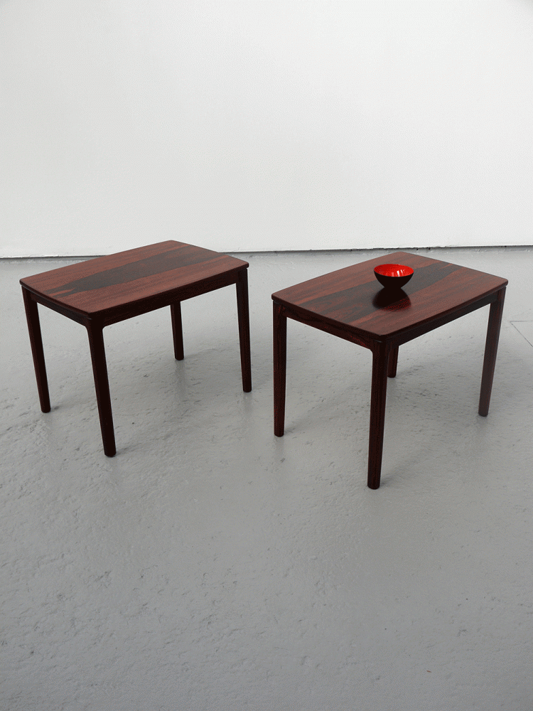 Swedish – Pair of Rosewood Side Tables