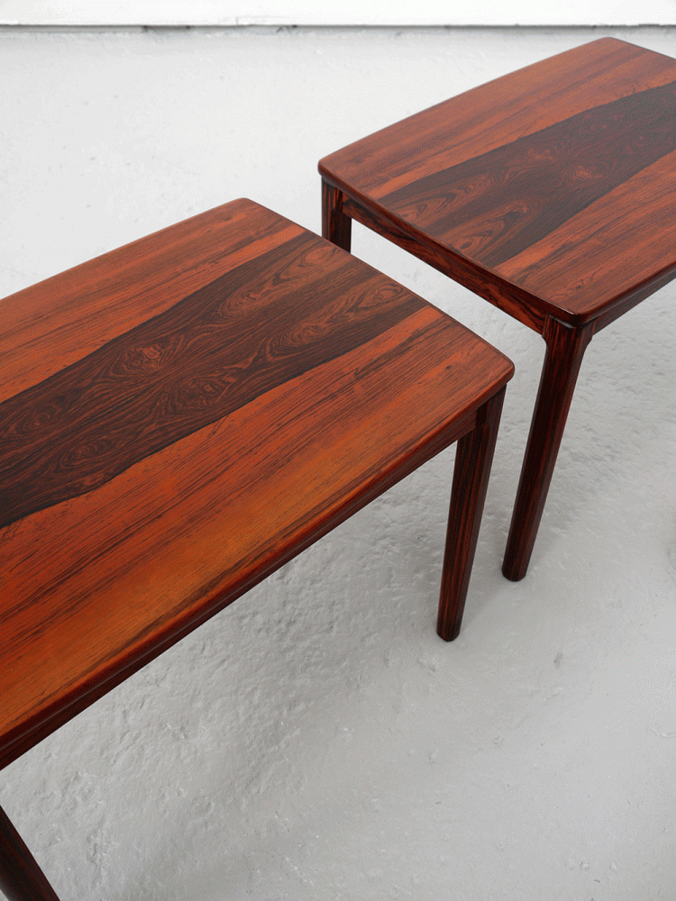 Swedish – Pair of Rosewood Side Tables