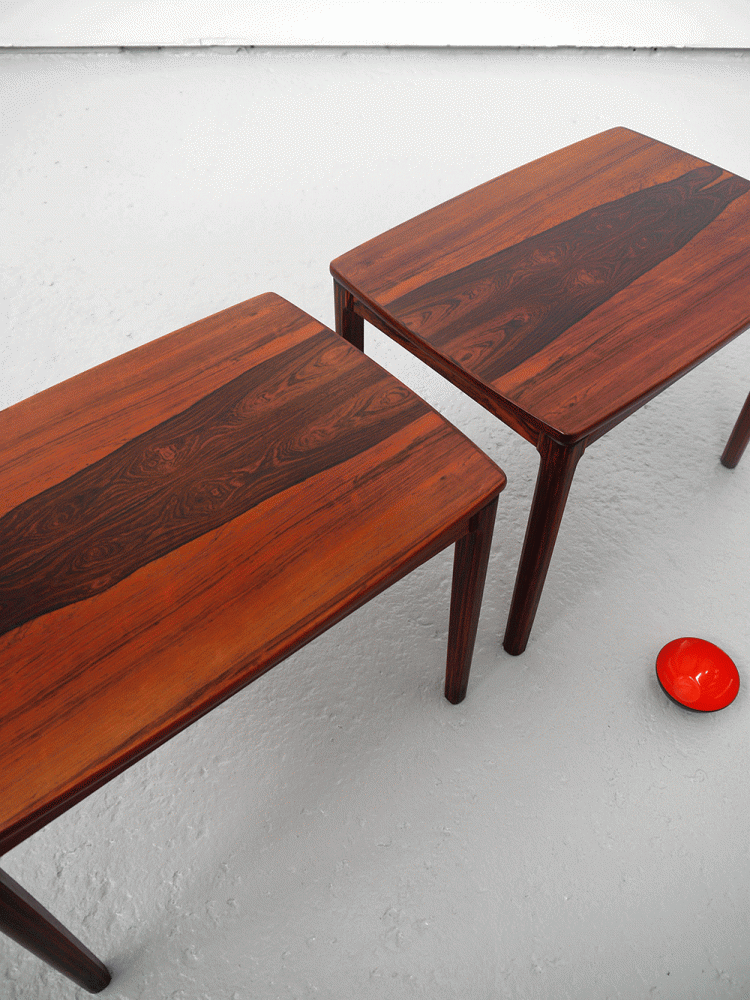 Swedish – Pair of Rosewood Side Tables