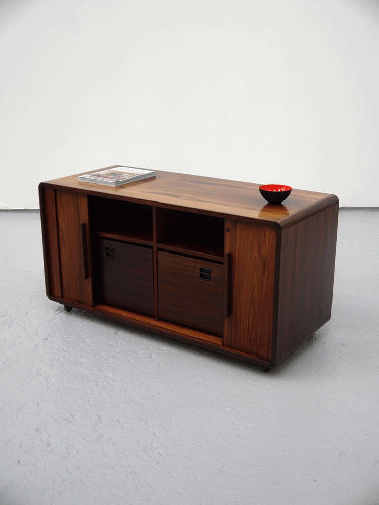 Drylund – Tambour Door Rosewood Cabinet