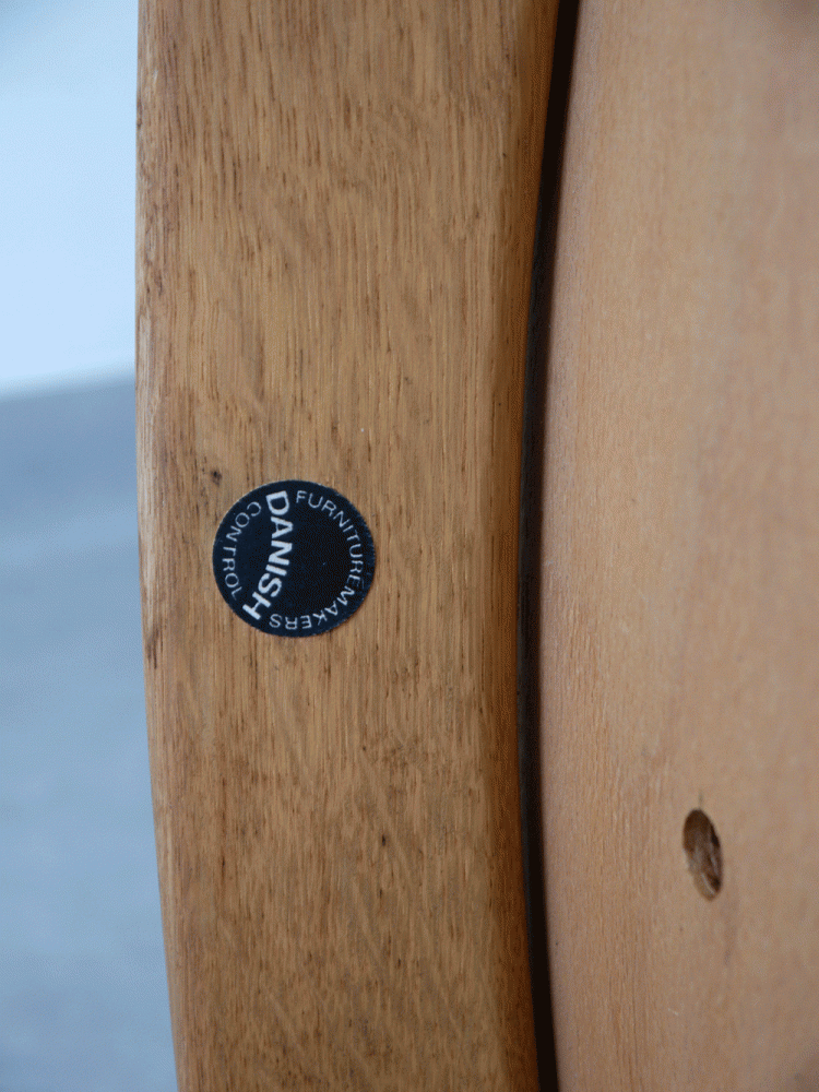 Erik Kirkgaard – Oak and Leather Armchair