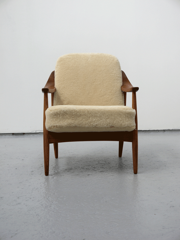 Danish – Sheep Skin Lounge Chair