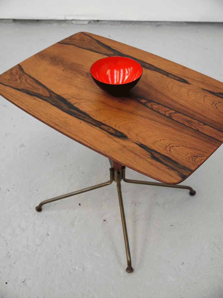 Danish – Rosewood Pedestal Side Table