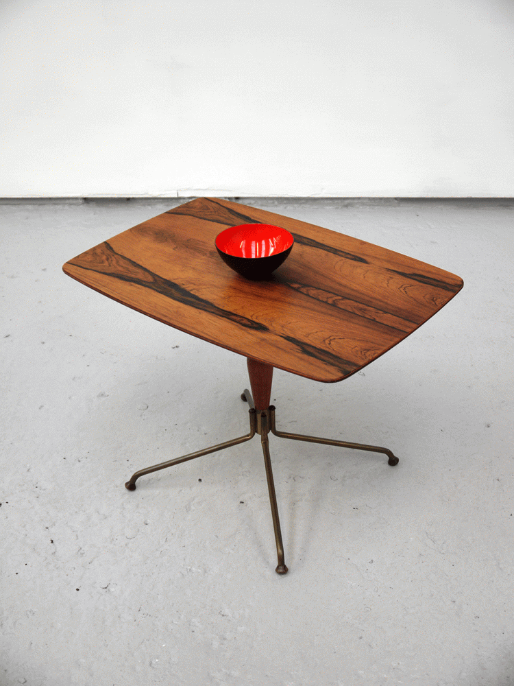 Danish – Rosewood Pedestal Side Table