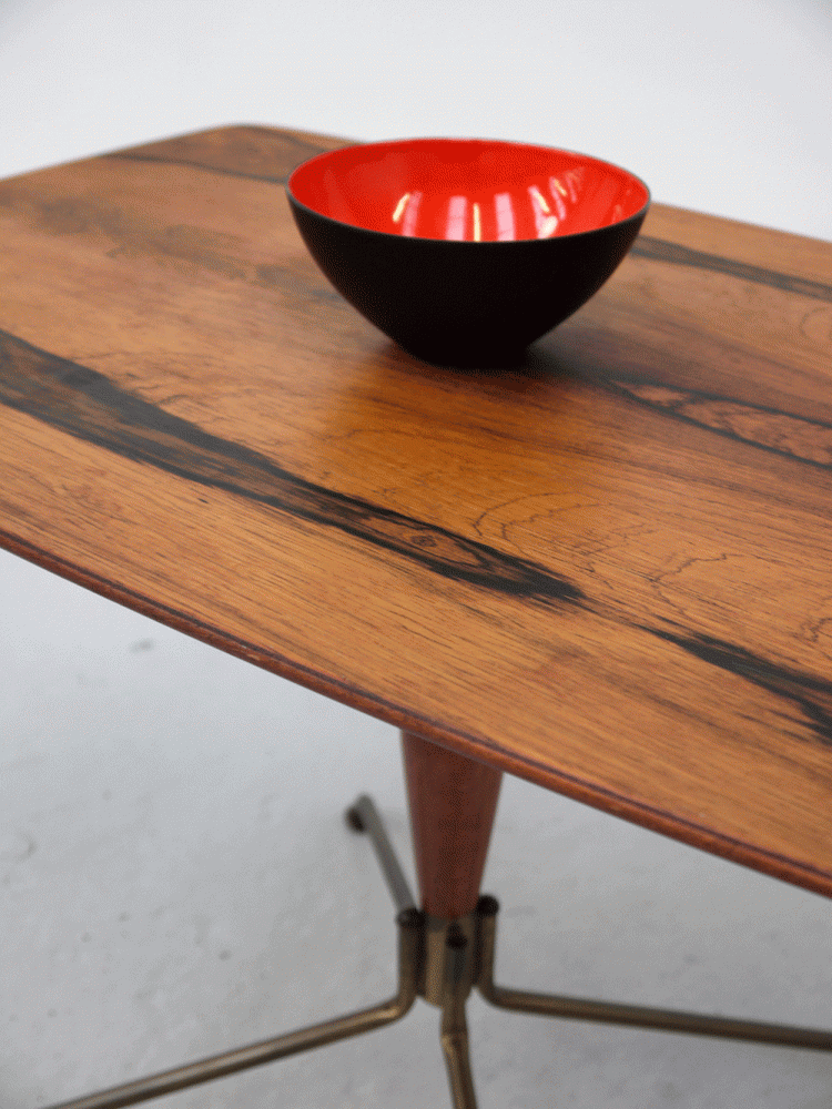 Danish – Rosewood Pedestal Side Table