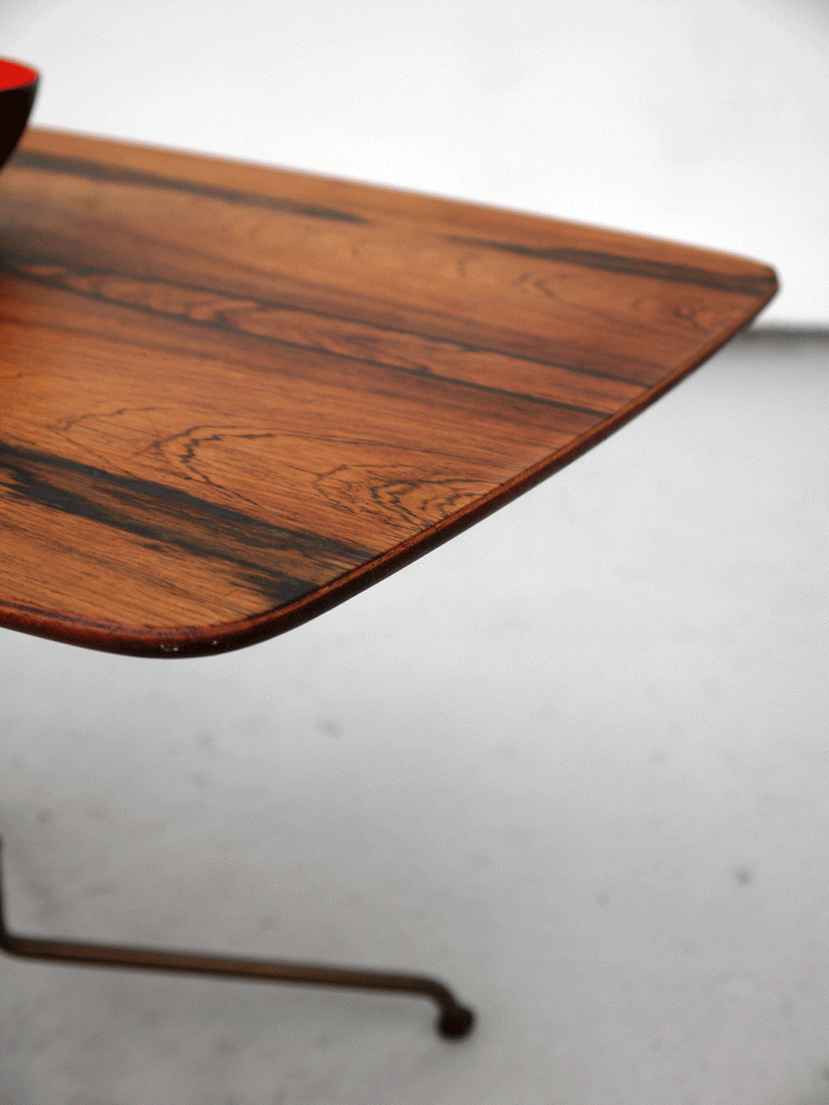 Danish – Rosewood Pedestal Side Table