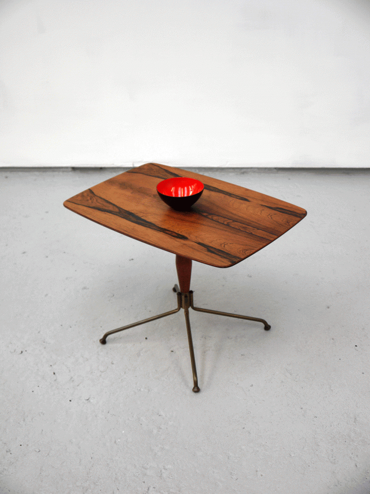 Danish – Rosewood Pedestal Side Table